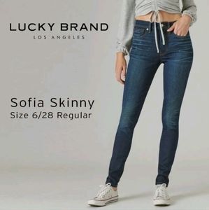 Lucky Brand sz 6 Sofia Skinny womens jeans